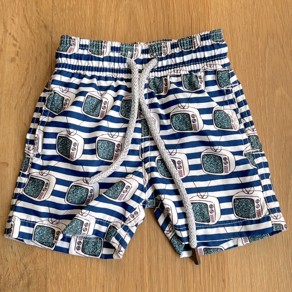 Retromarine NY Infant Television 📺 Printed Swim Trunk